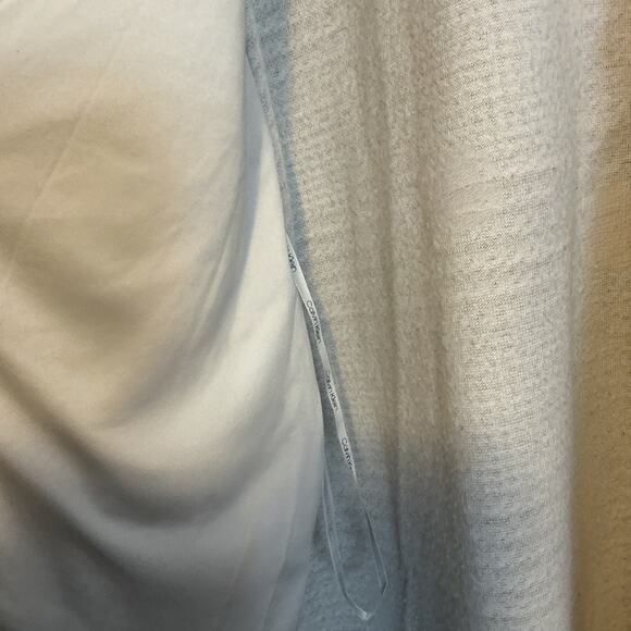 Calvin Klein Women's Sz 3X Light Brown /Ivory Plaid Open Front Jacket Pockets - Picture 10 of 13